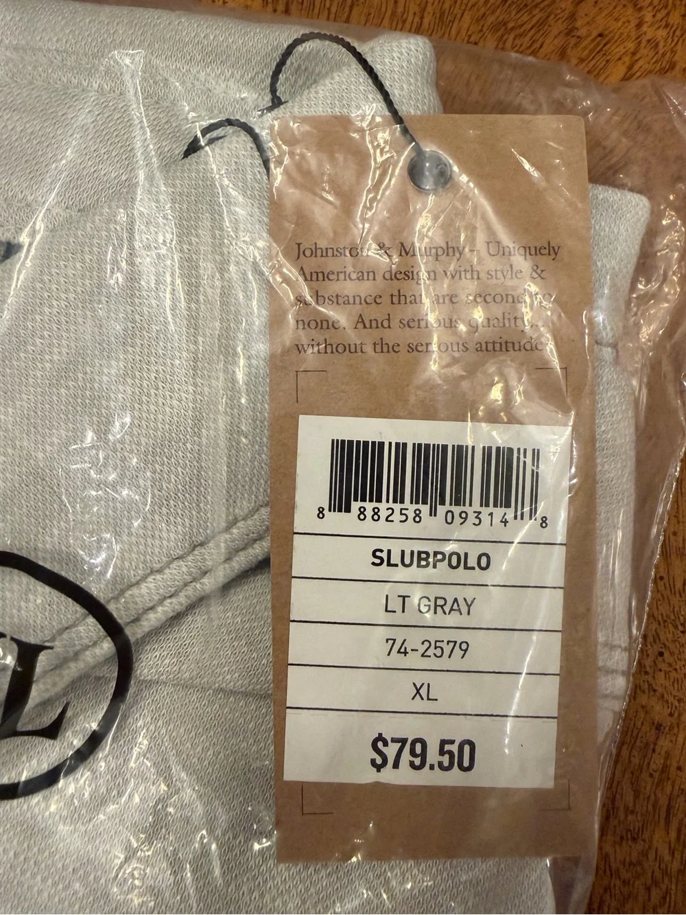JOHNSTON & MURPHY men’s Vintage Slub Polo